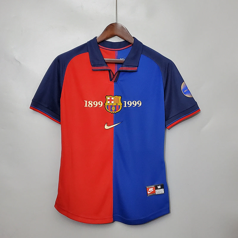 Barcelona 100th Anniversary Jerseys 1999