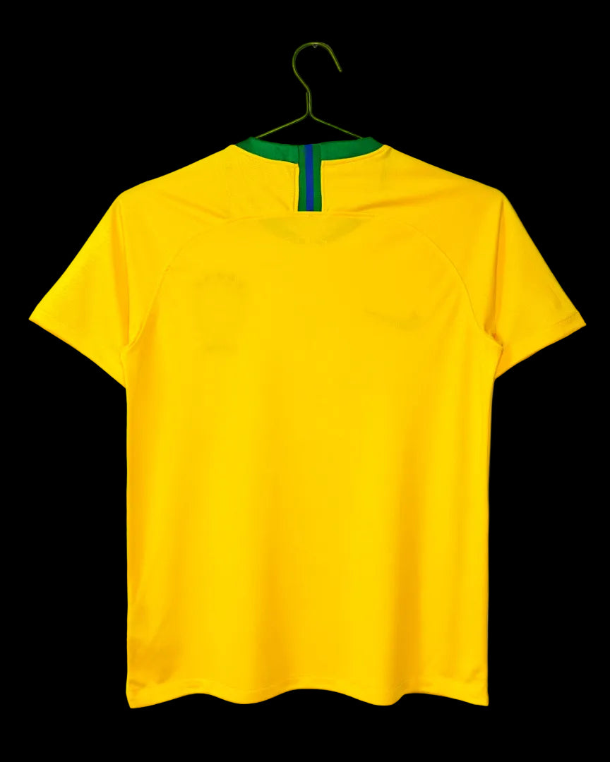 2018 Brazil home retro jersey