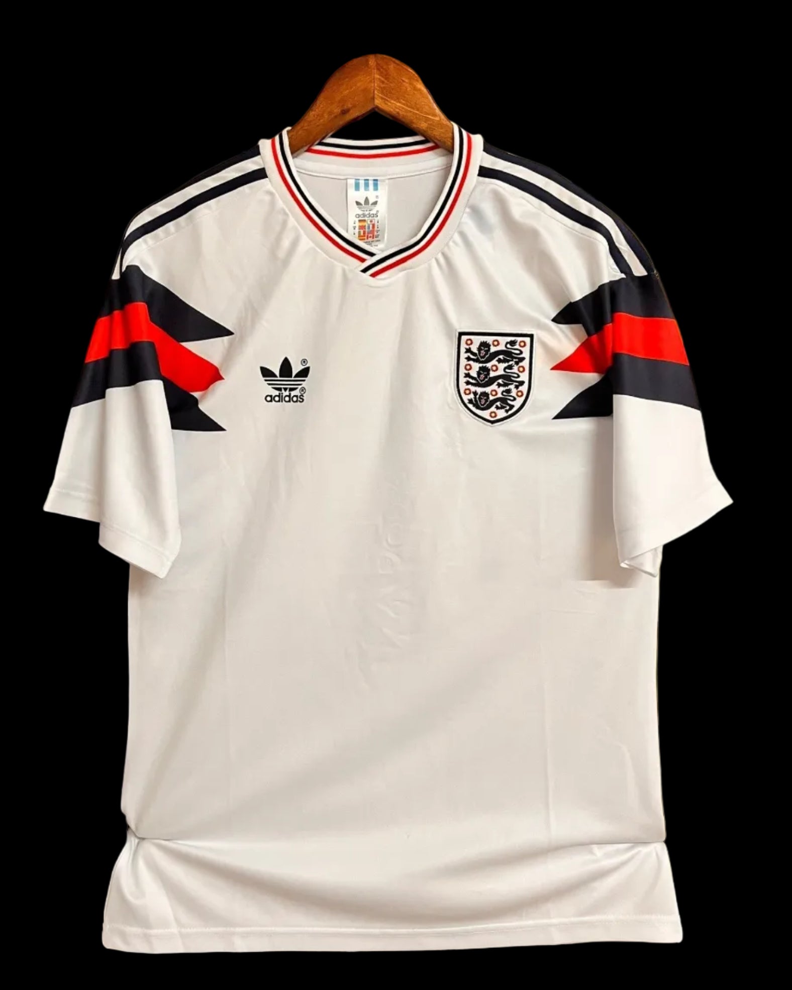 1990 England home retro jersey